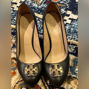 Black Tory Burch Wedges